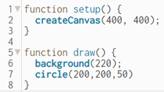 Draw circle
